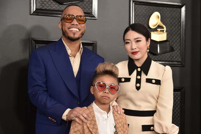 Anderson .Paak, Soul Rasheed und Jae Lin nehmen an den 62. jährlichen Grammy Awards im Staples Center am 26. Januar 2020 in Los Angeles, Kalifornien teil.