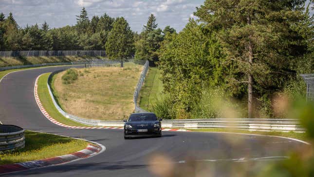 Image for article titled Porsche Unveiled Its Track-Focused Taycan With A Nürburgring Lap Record