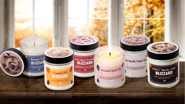 DQ Blizzard candles
