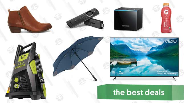 Image for article titled Tuesday&#39;s Best Deals: Amazon Fire TV, Vizio 65&quot; 4K TV, Gatorade, &amp; More