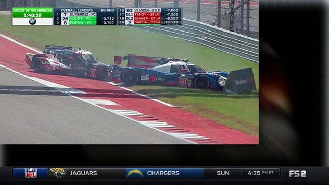 WeatherTech Race Interrupted By Appearance Of Giant WeatherTech Ad