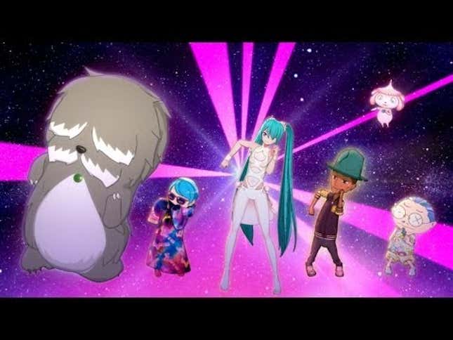 Pharrell And Hatsune Miku, Together At Last