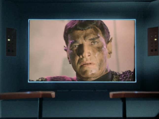 The unnamed Romulan Commander of “Balance of Terror,” the finest Star Trek ever made.
