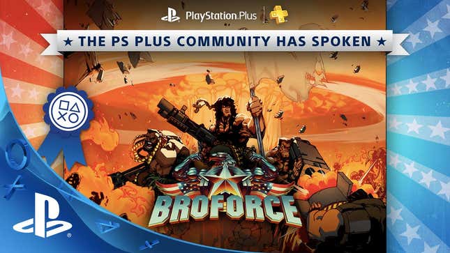 <i>Broforce, Galak-Z</i> Headline March's PS Plus Lineup