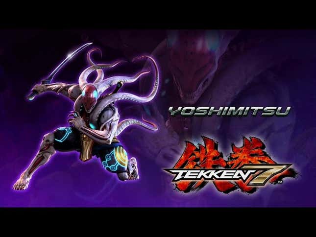 Yoshimitsu Goes Full Tentacle Monster for <i>Tekken 7</i>