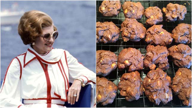 Image for article titled Betty Ford’s Thanksgiving chocolate cookies are a ’70s masterpiece