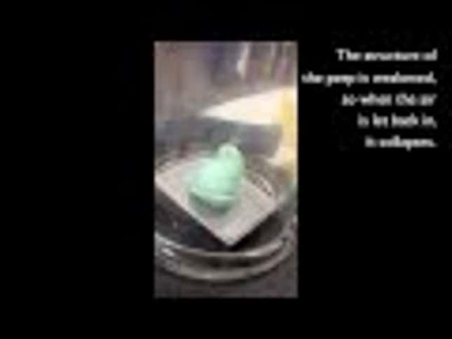 Here's What Happens When You Throw A Marshmallow Peep Out An Airlock