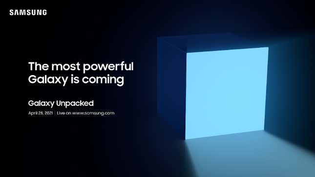 Image for article titled Samsung&#39;s Next Unpacked Event Is Set for April 28