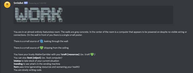 Image for article titled Adorable Little Discord Bot Is Actually A Devious Game In Disguise