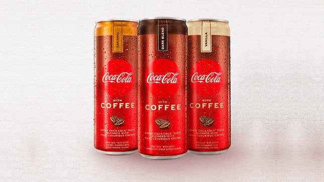 Image for article titled Now You Can Buy Coca-Cola Preloaded With Coffee So You No Longer Have To Mix It in Yourself