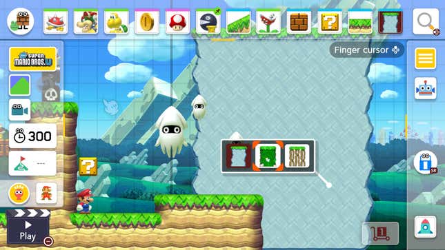 Super Mario Maker 2, Software