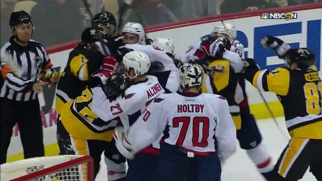 Sidney Crosby Traded Punches With T.J. Oshie
