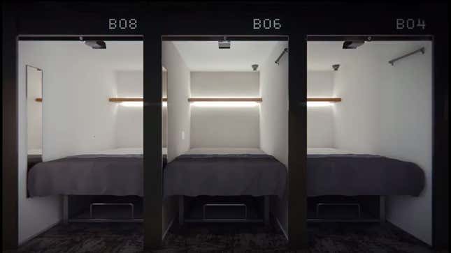 At This Capsule Hotel, There's Free Beer