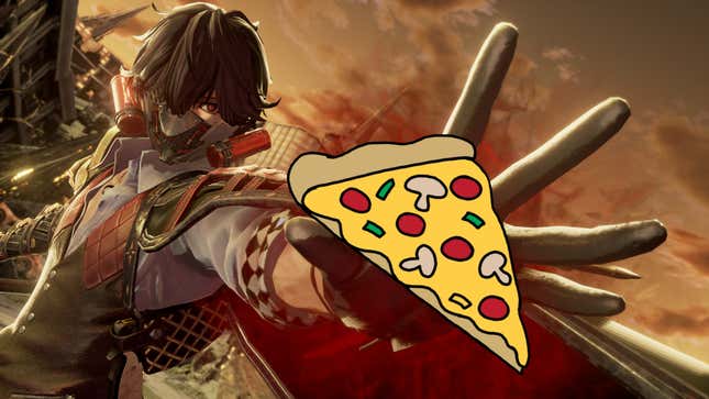 Mmmmm, bloody pizza