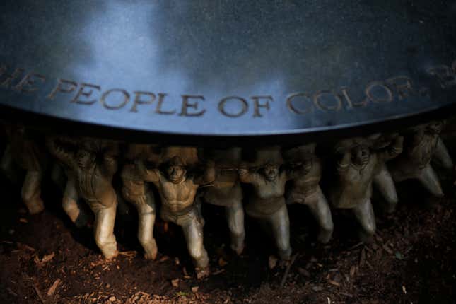 The Unsung Founders Memorial at the University of North Carolina—Chapel Hill