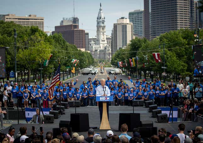 Image for article titled Biden’s World: Joe Flexing a Commanding Lead in New Poll