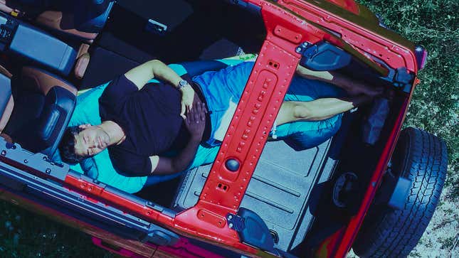 Image for article titled How To Sleep In The 2021 Ford Bronco And Why I&#39;m Shamelessly Writing This For Your Clicks