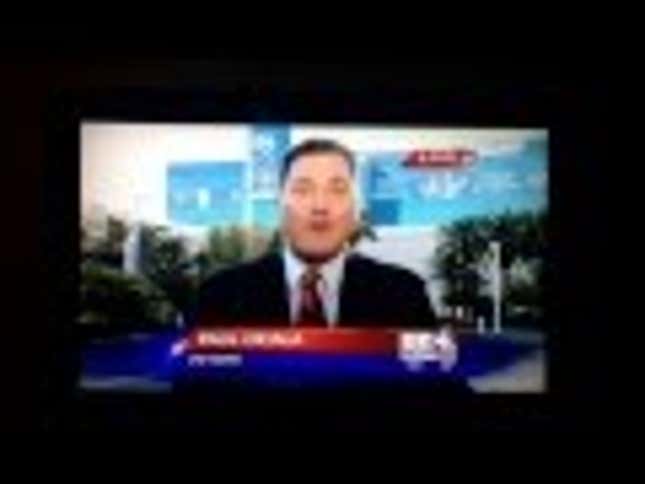 Arizona Reporter Tries To Run At The End Of His Segment, Eats It