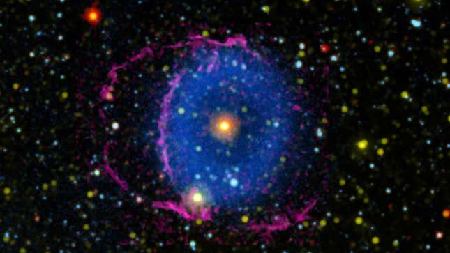 The Blue Ring Nebula