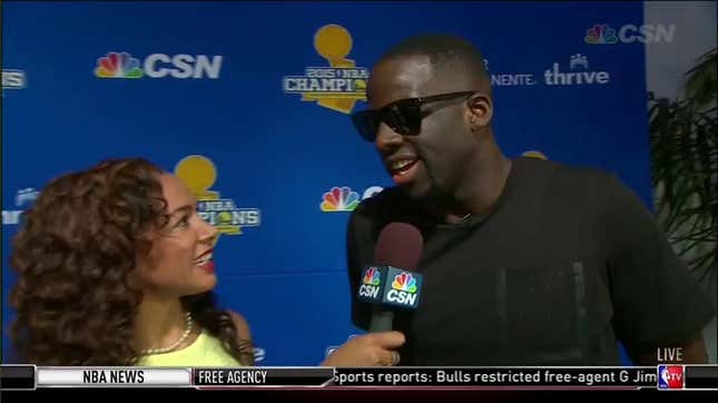 Draymond Green Burns Cavaliers, Is Enjoying Himself At Warriors Rally