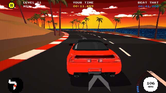 Image for article titled Thank God I Discovered This Cute Free Acura Racing Game After Business Hours