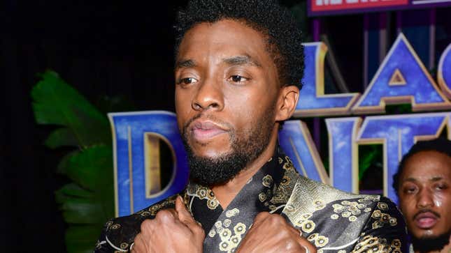 Chadwick Boseman attends the premiere Of Disney and Marvel’s “Black Panther” on January 29, 2018.