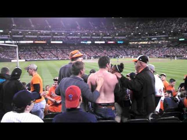 Guy Gets Punched In The Face At Orioles Game, Finds It Pretty Amusing
