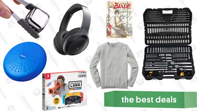 Image for article titled Sunday&#39;s Best Deals: Nintendo Labo, Wobble Cushions, Steel Ice Cubes, and More