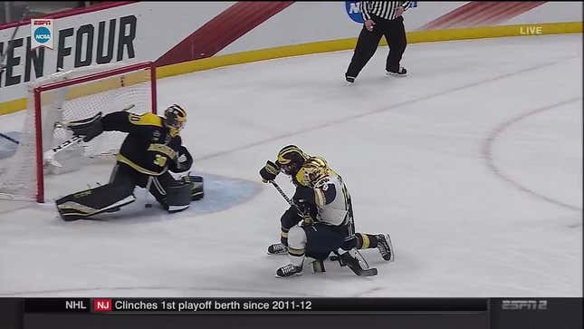Notre Dame Scores Last-Second Goal To Break Michigan Hearts In The Frozen Four