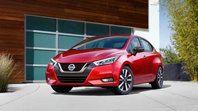 Image for article titled The 2020 Nissan Versa Actually Looks Like It Belongs in Modern Times