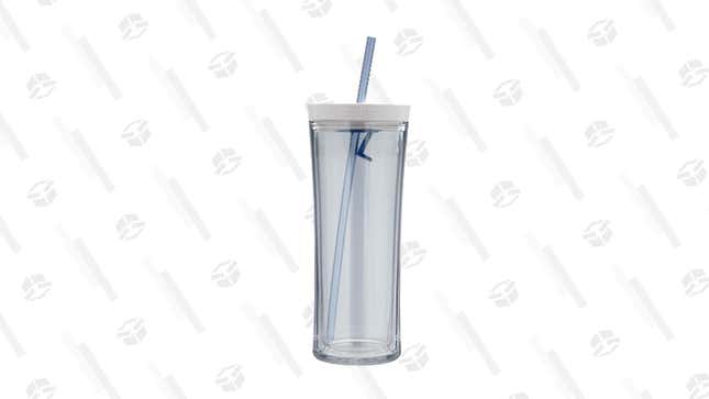 Contigo Autoclose Tumbler (Clear/Monaco color only) | $12 | Amazon