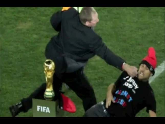 Spaniard Gets Punched In The Face By Someone Other Than A Dutch Midfielder