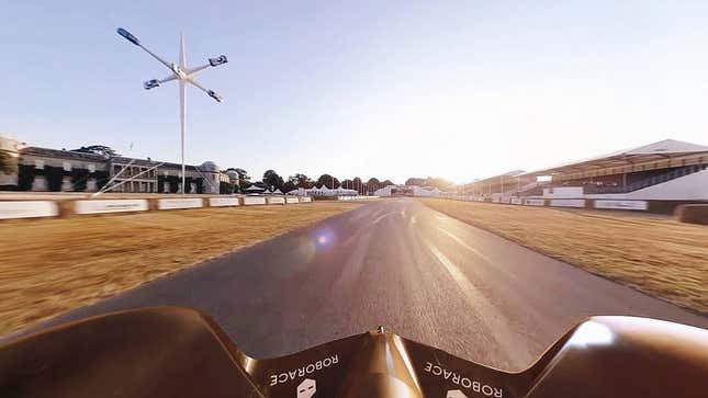 Autonomous Race Car Does Goodwood Hillclimb Just Fine, Proving That Mustangs Will Be Mustangs