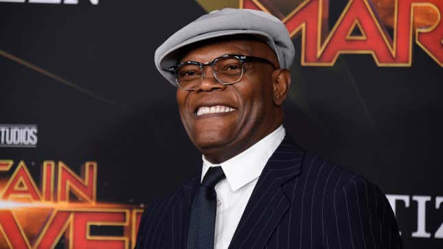 Samuel L. Jackson attends Marvel Studios “Captain Marvel” Premiere on March 04, 2019, in Hollywood, Calif.