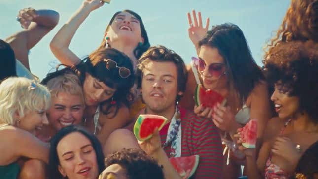 Image for article titled Please Enjoy Harry Styles's Ode to Eating 'Watermelons'