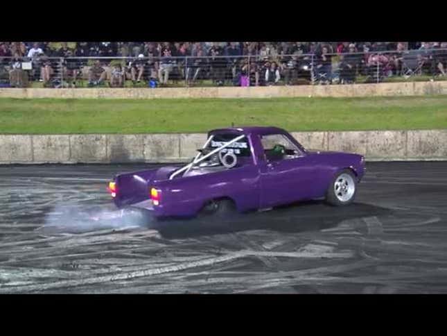 Who Says You Need Working Tires For A Burnout?