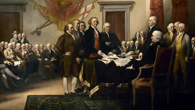 Image for article titled Poll Shows Increasing Number Of Voters Blame Founding Fathers For Starting America