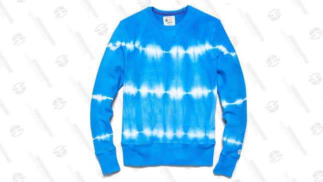 Todd Snyder x Champion Neon Tie Dye Reverse Weave Crewneck Sweatshirt, $168