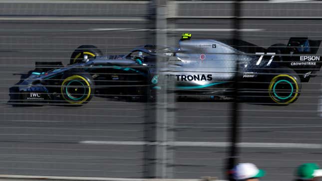 Image for article titled Mercedes Sneaks Away With Fourth 1-2 Victory in a Row in Azerbaijan