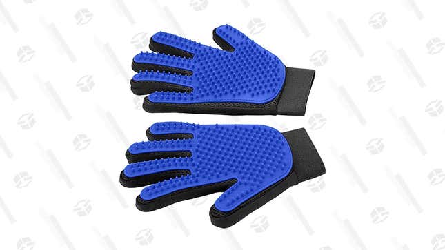 DELOMO Pet Grooming Glove | $9 | Amazon | Promo code U9YHSAPF 