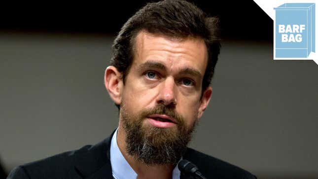 Image for article titled Do We Think Jack Dorsey and Donald Trump Talked About Jack Dorsey's Nose Ring at Their White House Meeting?