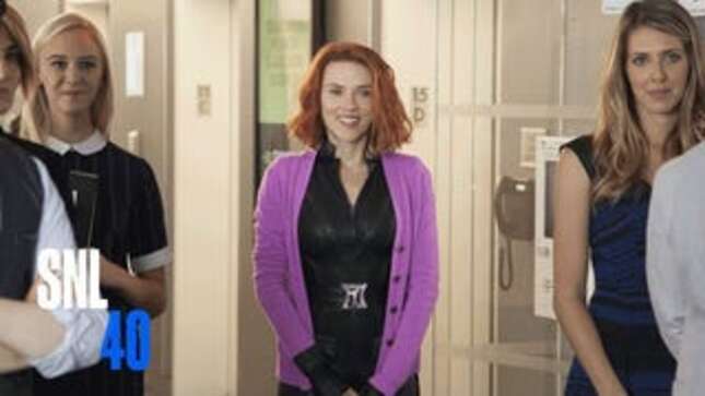 On <i>Saturday Night Live</i>, Black Widow Gets Her Own Rom-Com
