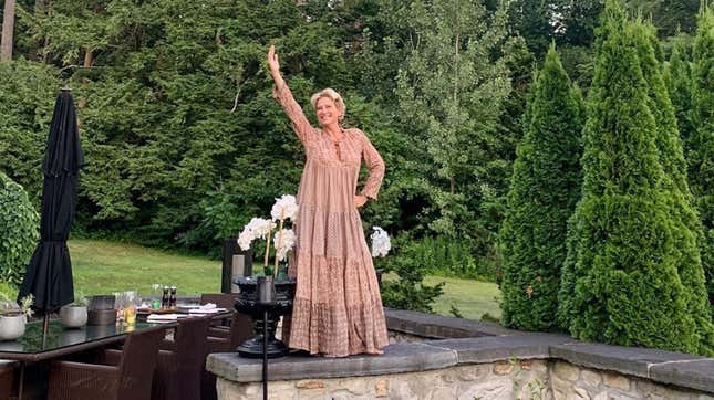 Dorinda Medley waves goodbye to the haters