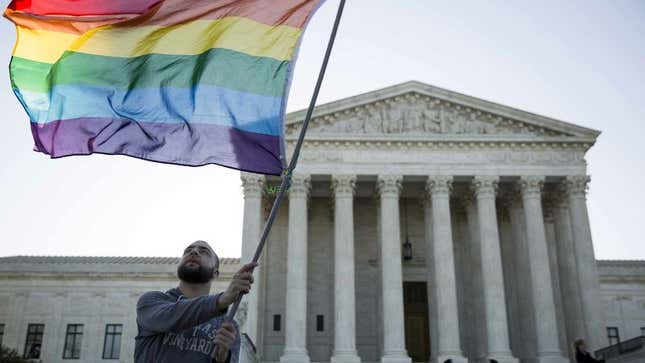 Image for article titled Nation On Edge As Court Votes Whether To Legalize Gay Marriage Now Or In A Few Years