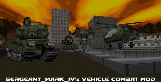 <i>Doom</i> with Mechs, Tanks and Helicopters Looks Like a Fun Time