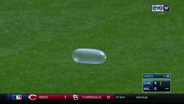 Game Delayed By Rubber