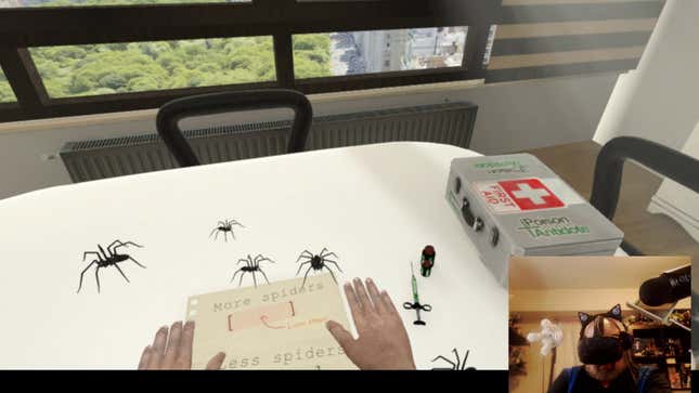 Virtual Reality Arachnophobia Therapy Is A Definite Nope