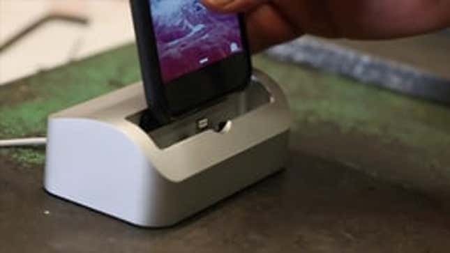 It Ain't Heavy, It's My Smartphone Dock