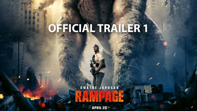 The Rock Is Making A <i>Rampage </i>Movie, And It Looks Nice And Silly