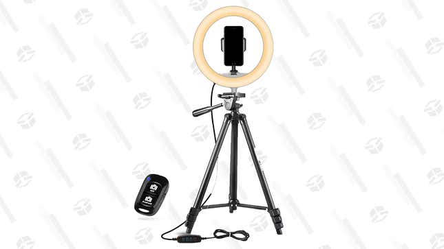 10&quot; Selfie Ring Light With Tripod Stand | $32 | Amazon